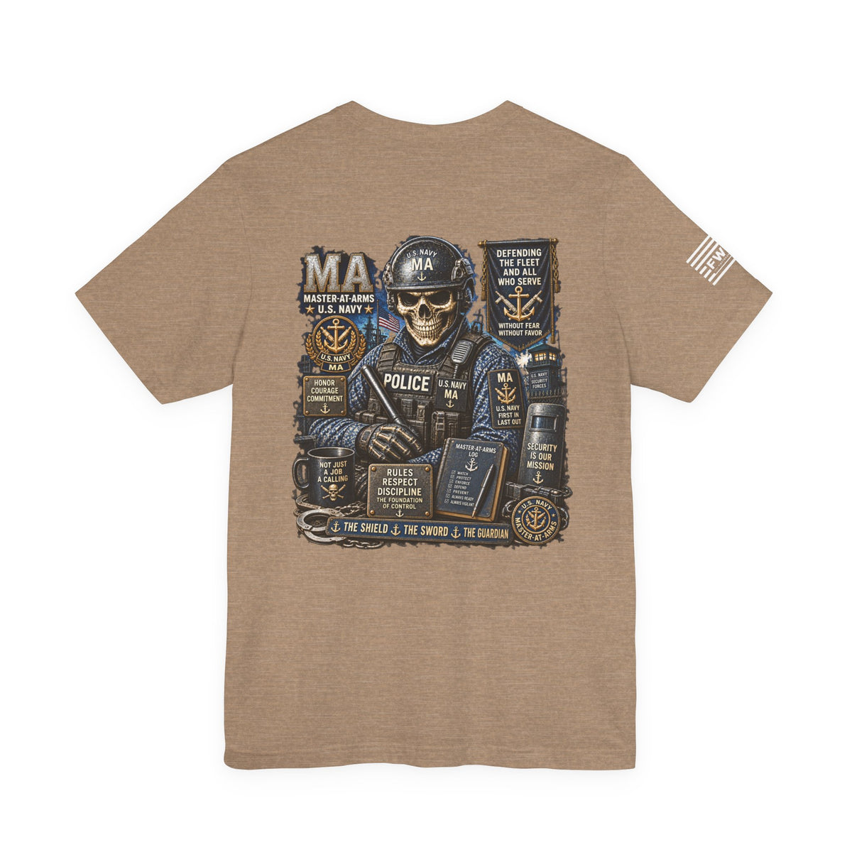 MA (Master-at-Arms) Heavy Metal Rate Specific T-shirt