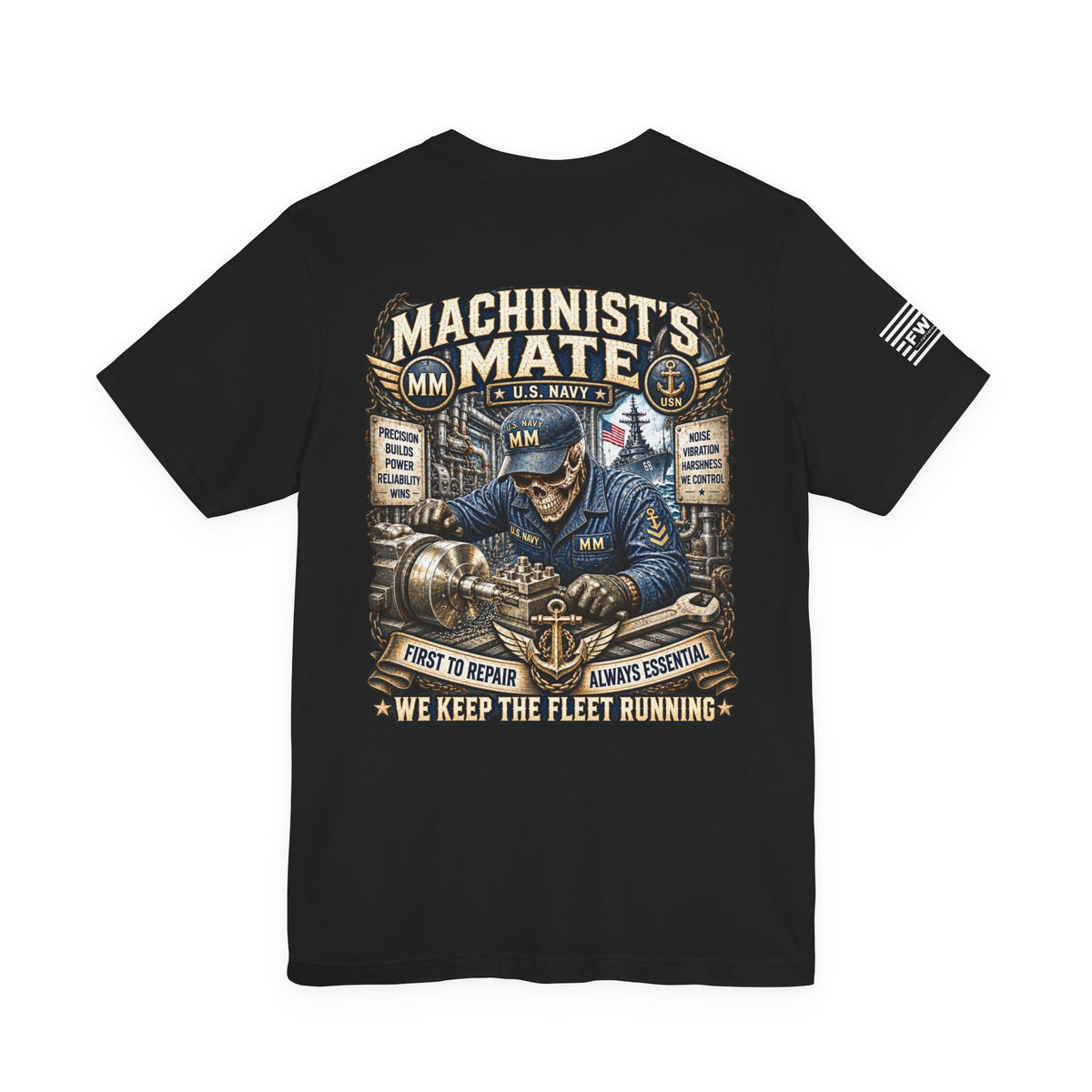 MM (Machinists Mate) - Heavy Metal Rate Specific T-shirt
