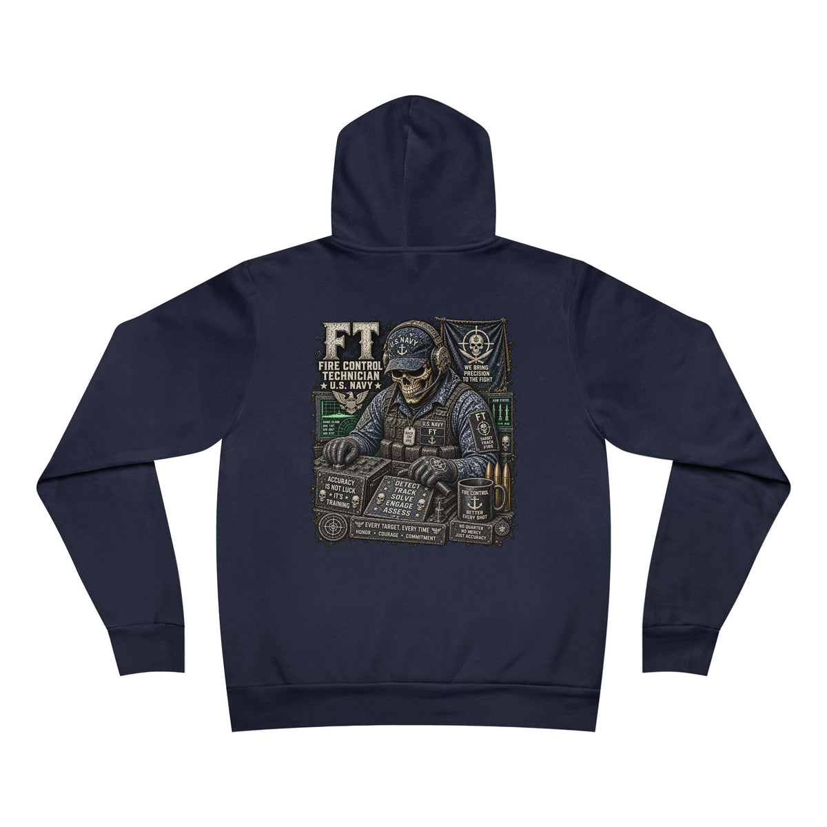 FT (Fire Control Technician) US Navy Heavy Metal Hoodie – Wear Your Rate with Pride