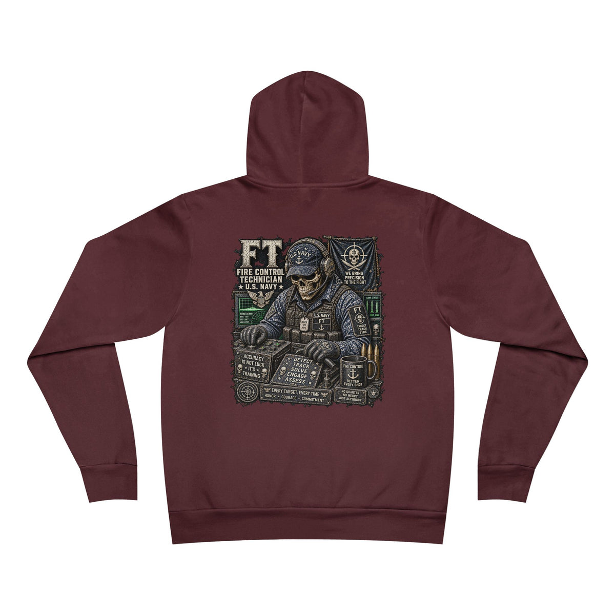 FT (Fire Control Technician) US Navy Heavy Metal Hoodie – Wear Your Rate with Pride