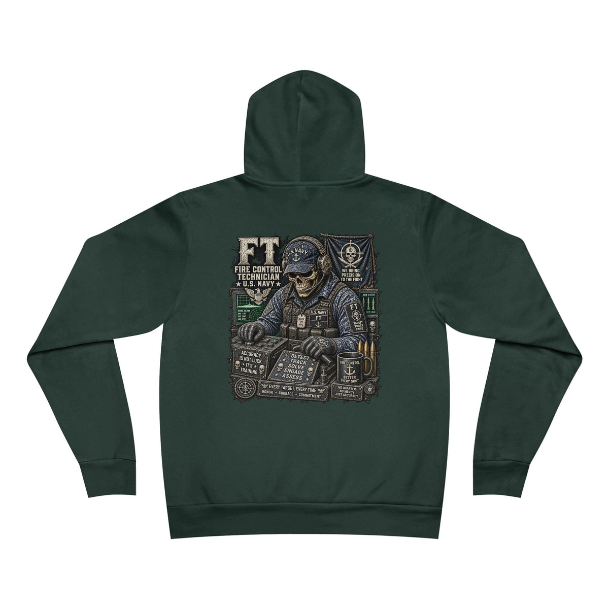 FT (Fire Control Technician) US Navy Heavy Metal Hoodie – Wear Your Rate with Pride