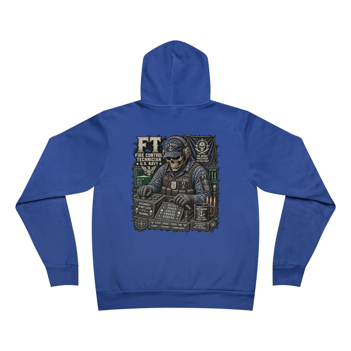 FT (Fire Control Technician) US Navy Heavy Metal Hoodie – Wear Your Rate with Pride