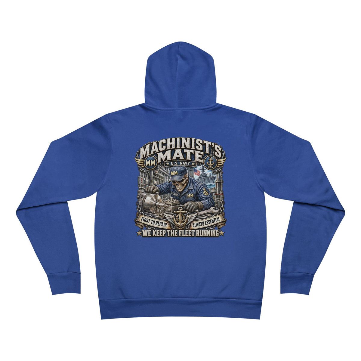 MM (Machinist's Mate) US Navy Heavy Metal Hoodie – Wear Your Rate with Pride
