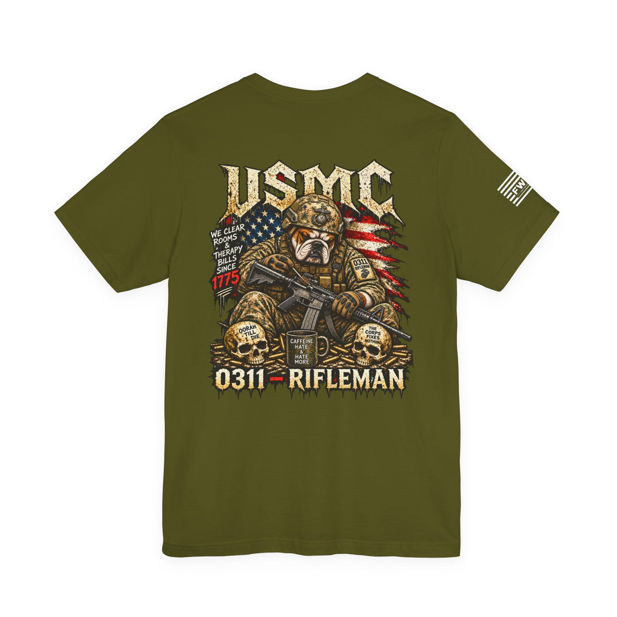 0311 Rifleman Shirt, USMC Marine Corps Infantry Veteran T-Shirt