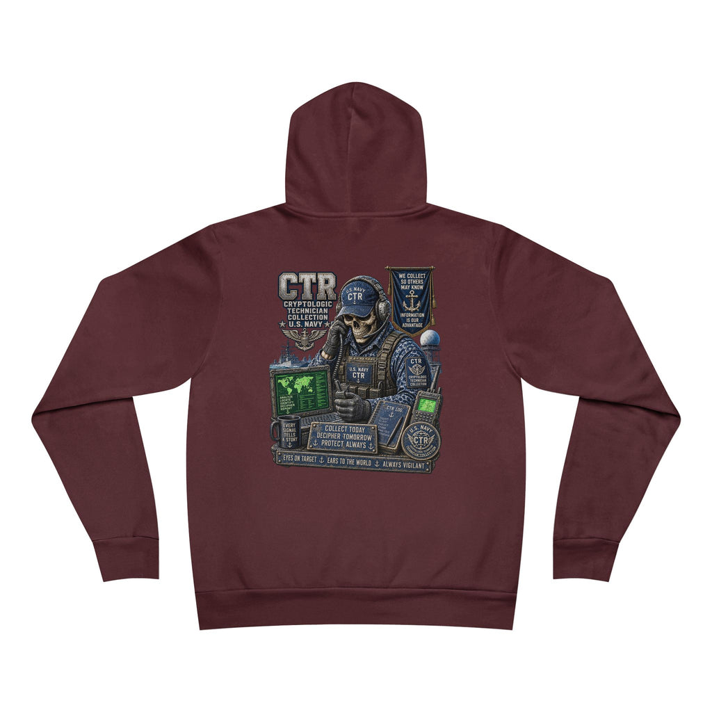 CTR (Cryptologic Technician - Collection) US Navy Heavy Metal Hoodie – Wear Your Rate with Pride