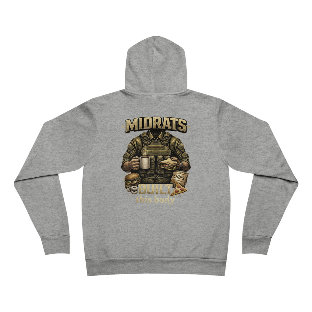 Midrats Built This Body Hoodie | Navy Veteran Hoodie | Military Humor Sweatshirt | Funny Sailor Hoodie | Mess Deck Life Pullover
