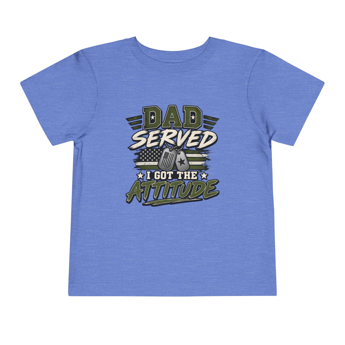 Dad Served. I Got the Attitude Boy Tee. Son of a Veteran Shirt for Boys, Proud Military Kid T Shirt, Veteran Dad Son Tee, Military Family Gift, Patriotic Youth Shirt, Veteran Family