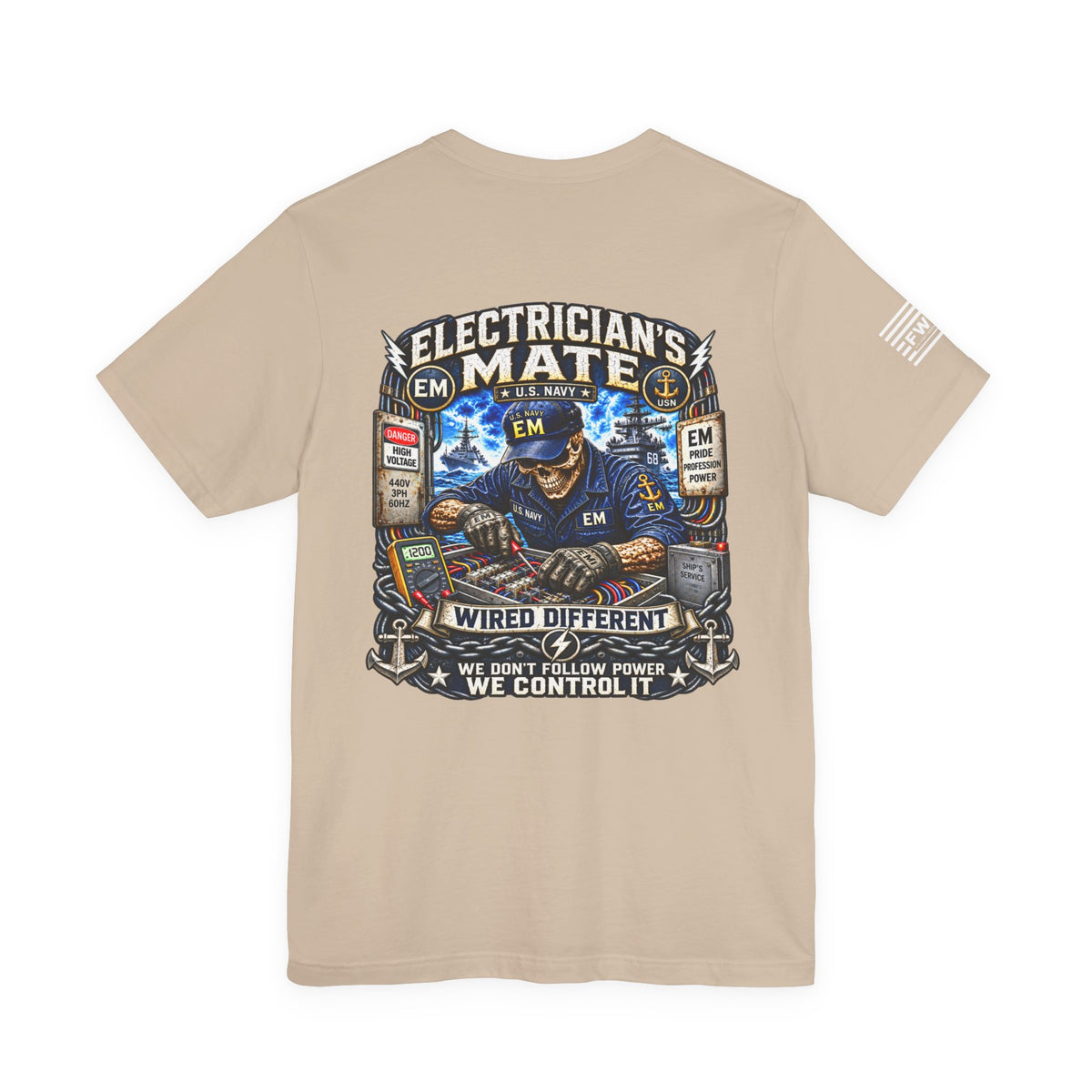 EM (Electricians Mate) - Heavy Metal Rate Specific T-shirt