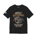 Built Different Navy Shirt | They’re Not Like Us Tee | US Navy Veteran Military Pride T-Shirt