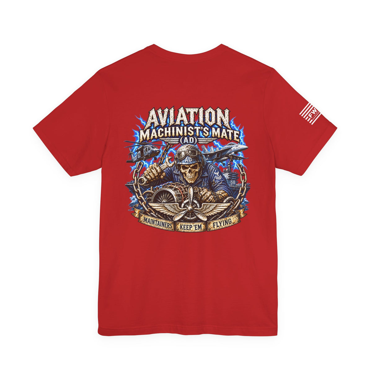 AD (Aviation Machinists Mate) - Heavy Metal Rate Specific T-shirt