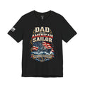 Dad of an American Sailor Shirt, Proud Navy Father T Shirt, Navy Boot Camp Graduation Gift, Military Family Tee