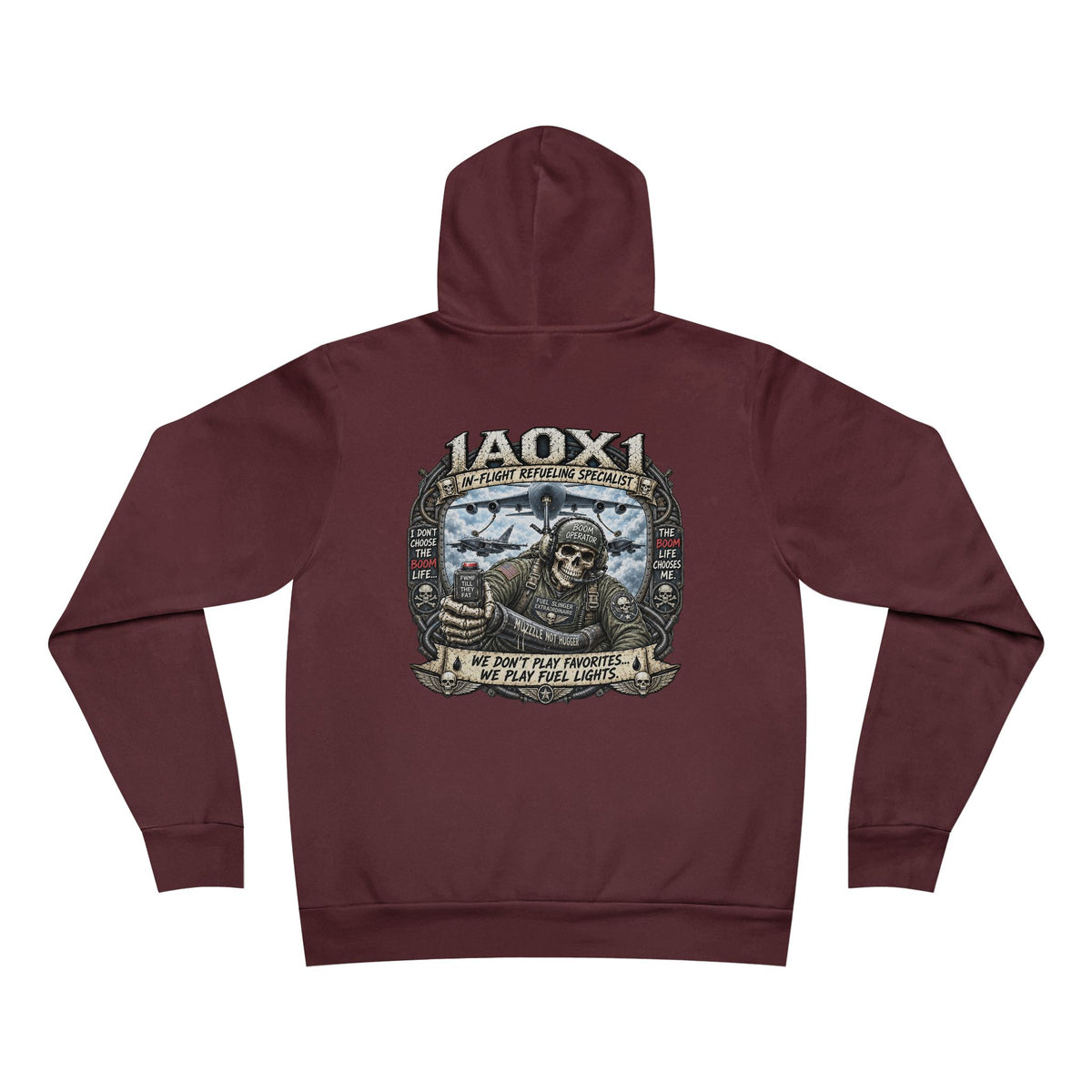 1A0X1 (In-Flight Refueling Specialist) USAF Heavy Metal Hoodie – Air Force Veteran Hoodie