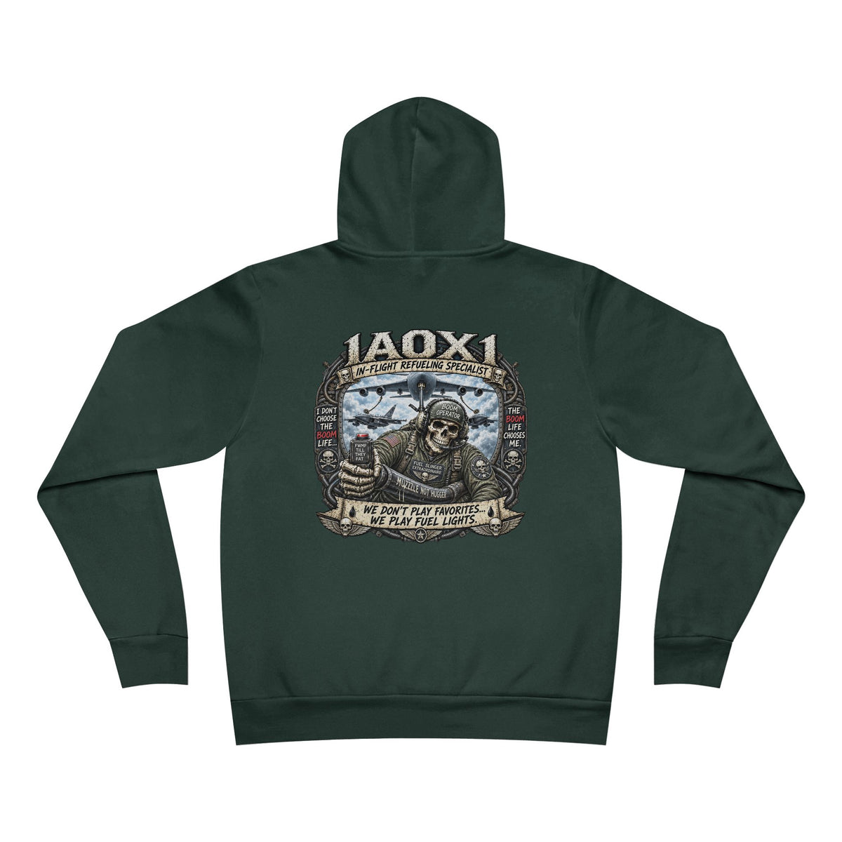 1A0X1 (In-Flight Refueling Specialist) USAF Heavy Metal Hoodie – Air Force Veteran Hoodie
