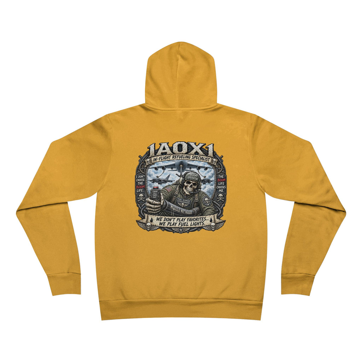 1A0X1 (In-Flight Refueling Specialist) USAF Heavy Metal Hoodie – Air Force Veteran Hoodie