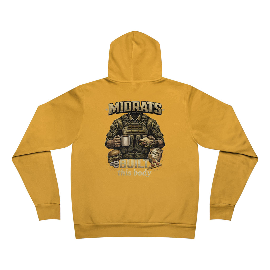 Midrats Built This Body Hoodie | Navy Veteran Hoodie | Military Humor Sweatshirt | Funny Sailor Hoodie | Mess Deck Life Pullover