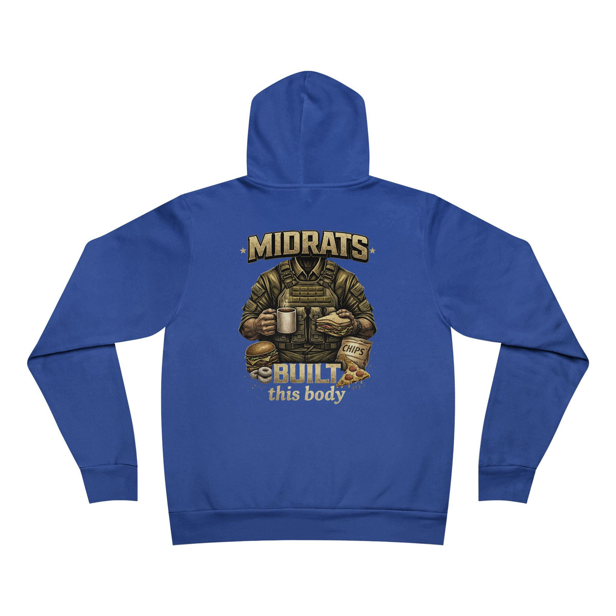 Midrats Built This Body Hoodie | Navy Veteran Hoodie | Military Humor Sweatshirt | Funny Sailor Hoodie | Mess Deck Life Pullover