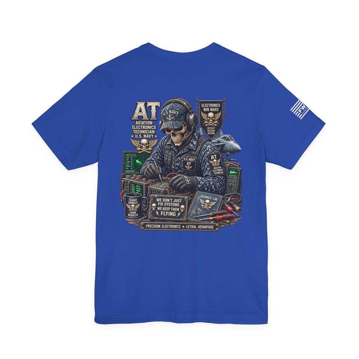 AT (Aviation Electronics Technician) - Heavy Metal Rate Specific T-shirt