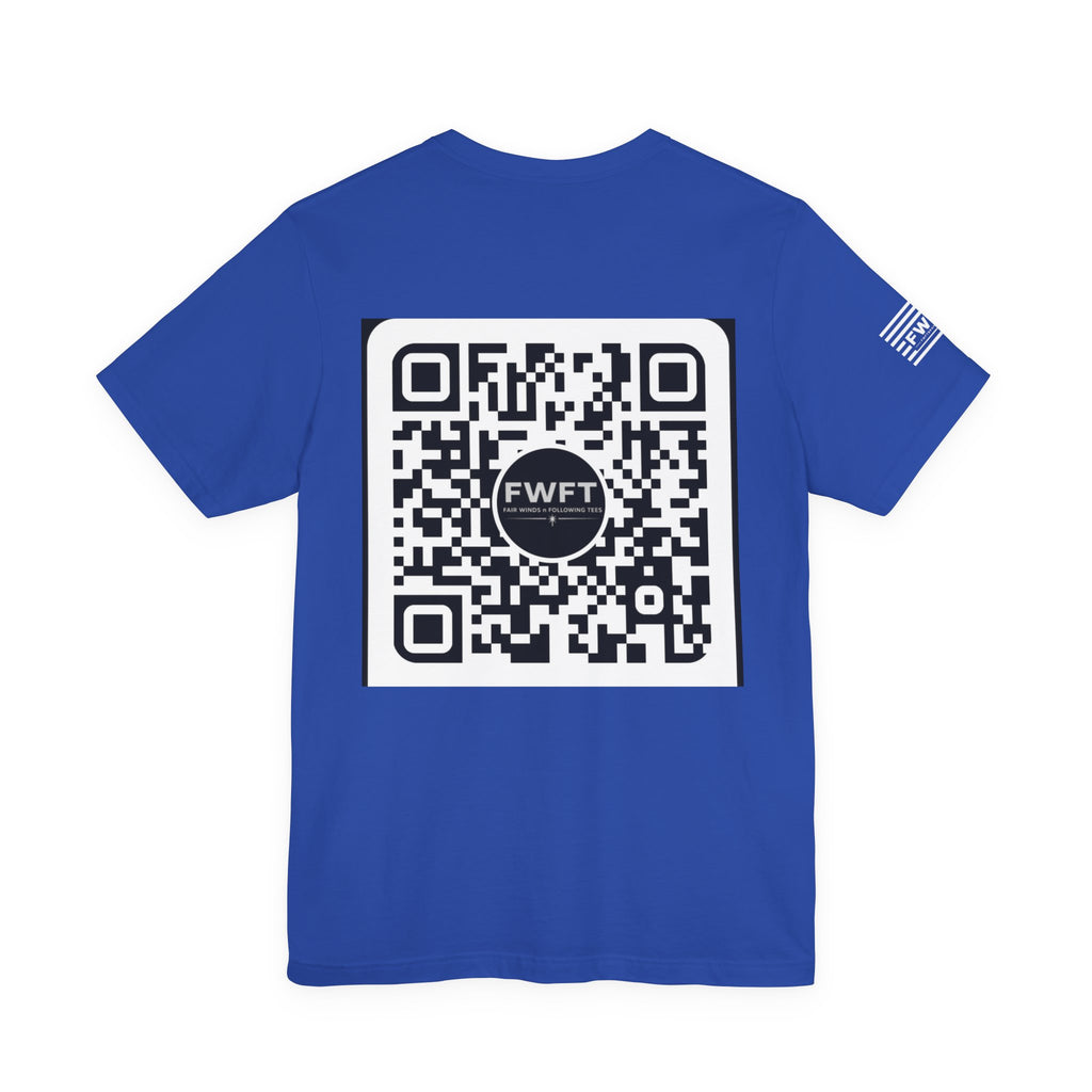 FWFT Logo T-Shirt, Fair Winds & Following Tees Shirt, Navy Inspired Tee, Veteran Apparel, Military Streetwear Shirt