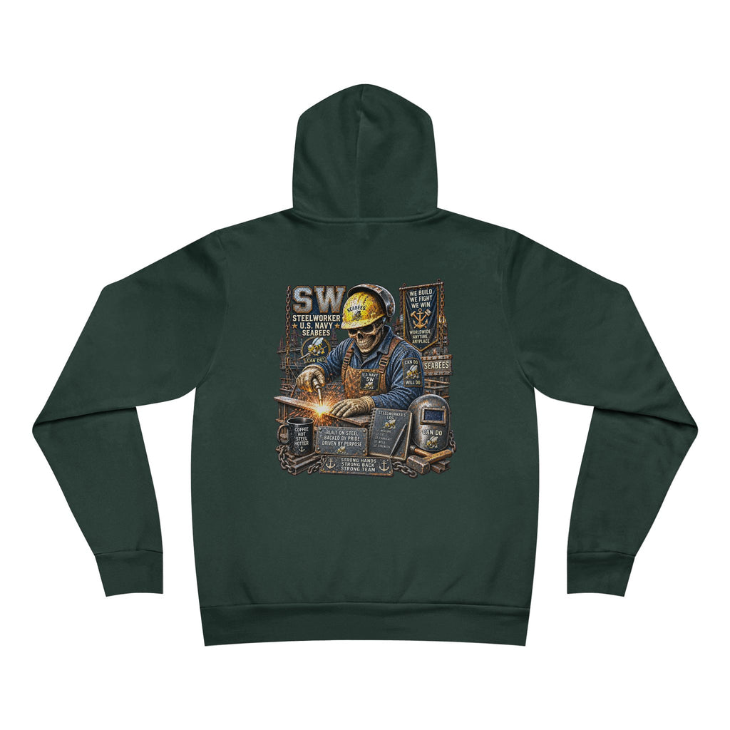 SW (Steelworker - Seabees) US Navy Heavy Metal Hoodie – Wear Your Rate with Pride