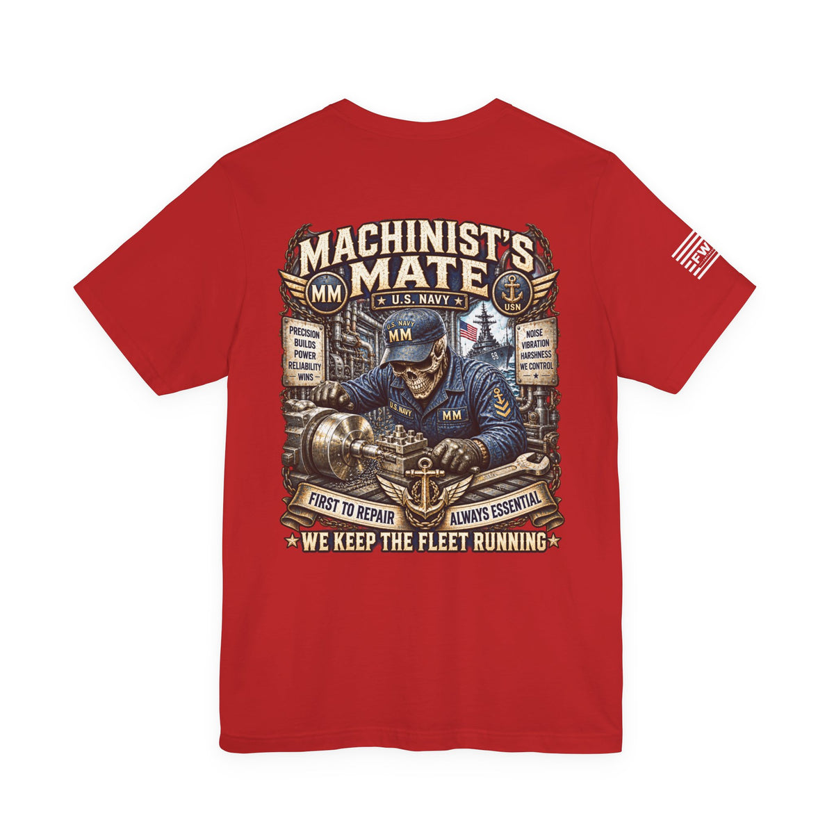 MM (Machinists Mate) - Heavy Metal Rate Specific T-shirt