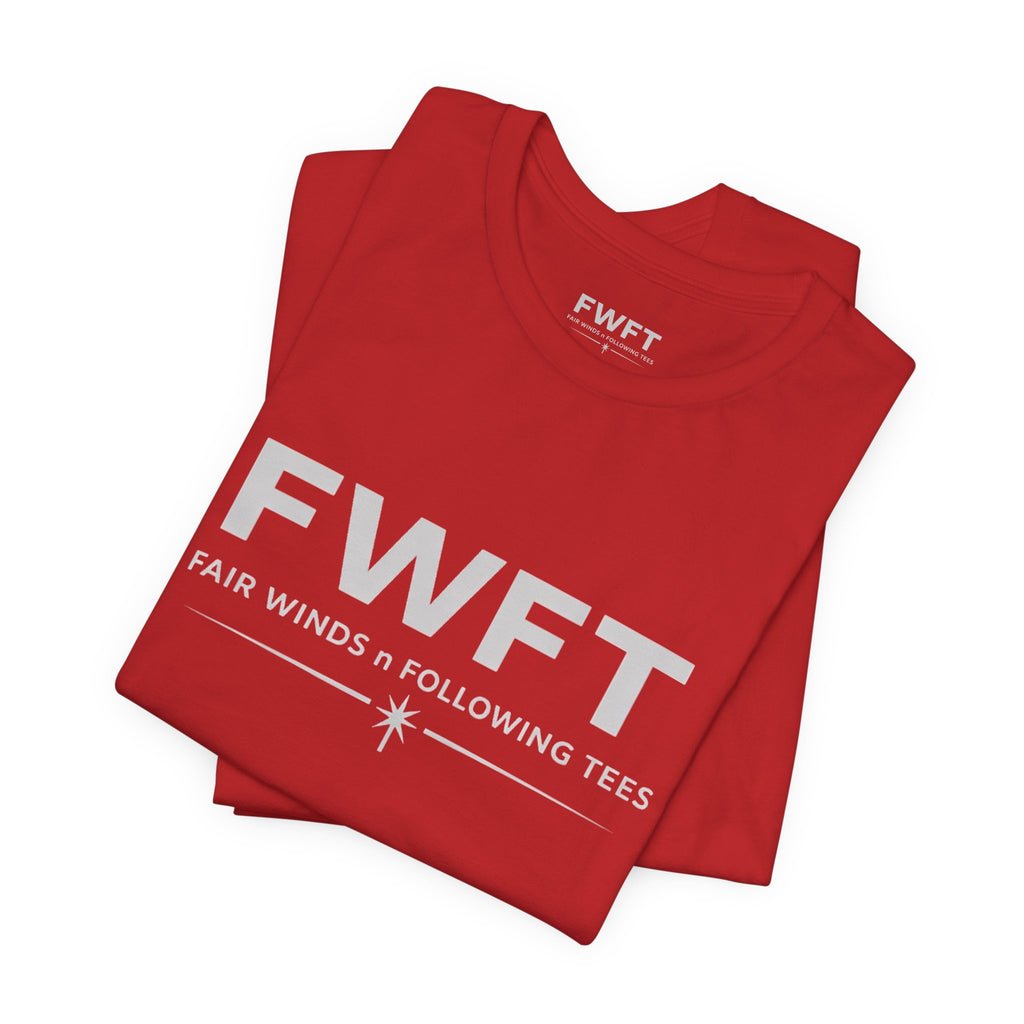 FWFT Logo T-Shirt, Fair Winds & Following Tees Shirt, Navy Inspired Tee, Veteran Apparel, Military Streetwear Shirt