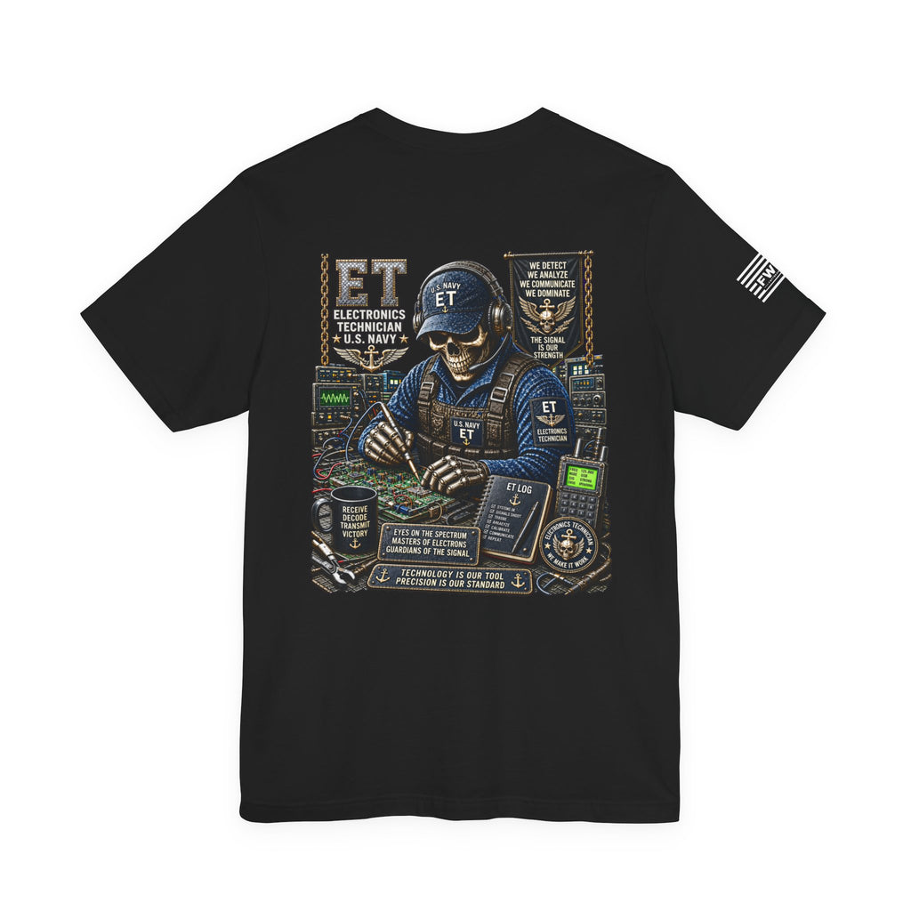 ET (Electronics Technician) Heavy Metal Rate Specific T-shirt