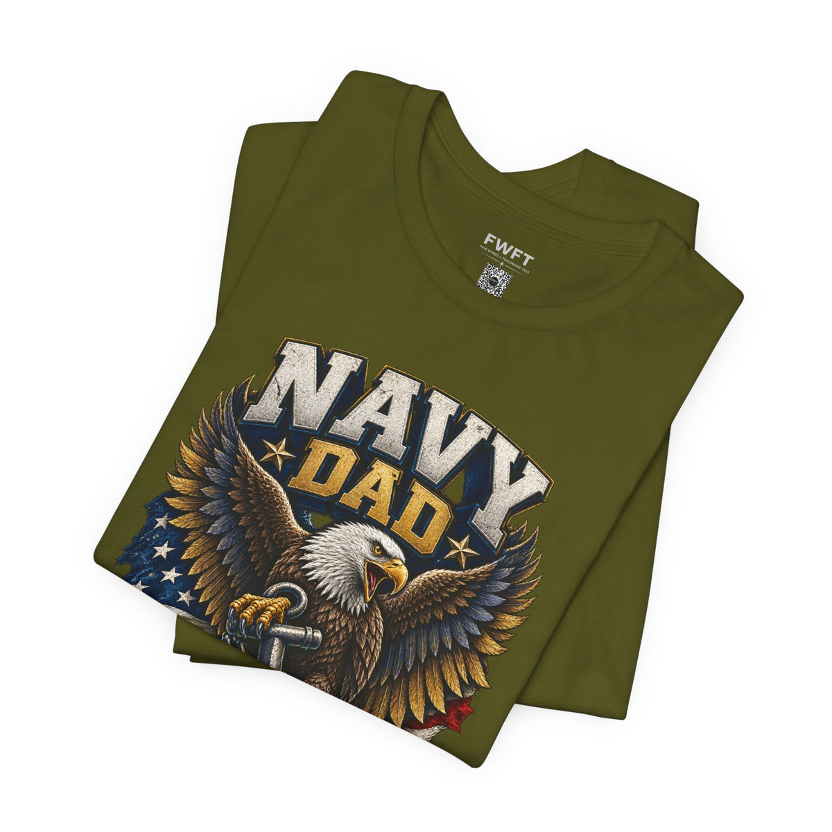Navy Dad Built Tough Shirt, Proud Father of a US Sailor T Shirt, Navy Boot Camp Graduation Gift, Military Family Tee