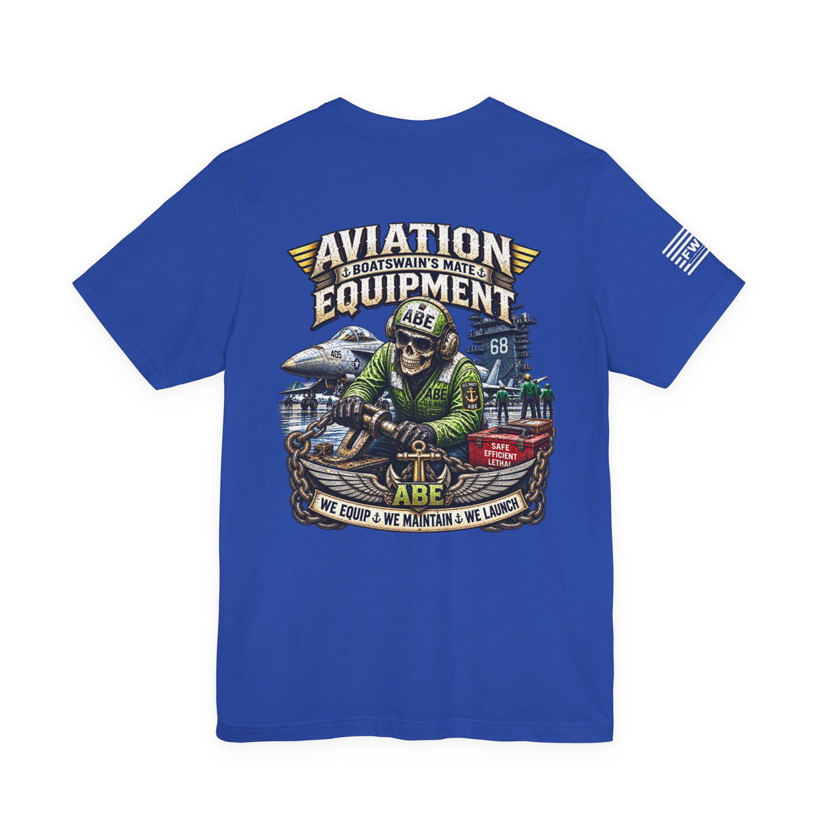 ABE (Aviation Boatswains Mate - Equipment) - Heavy Metal Rate Specific T-shirt