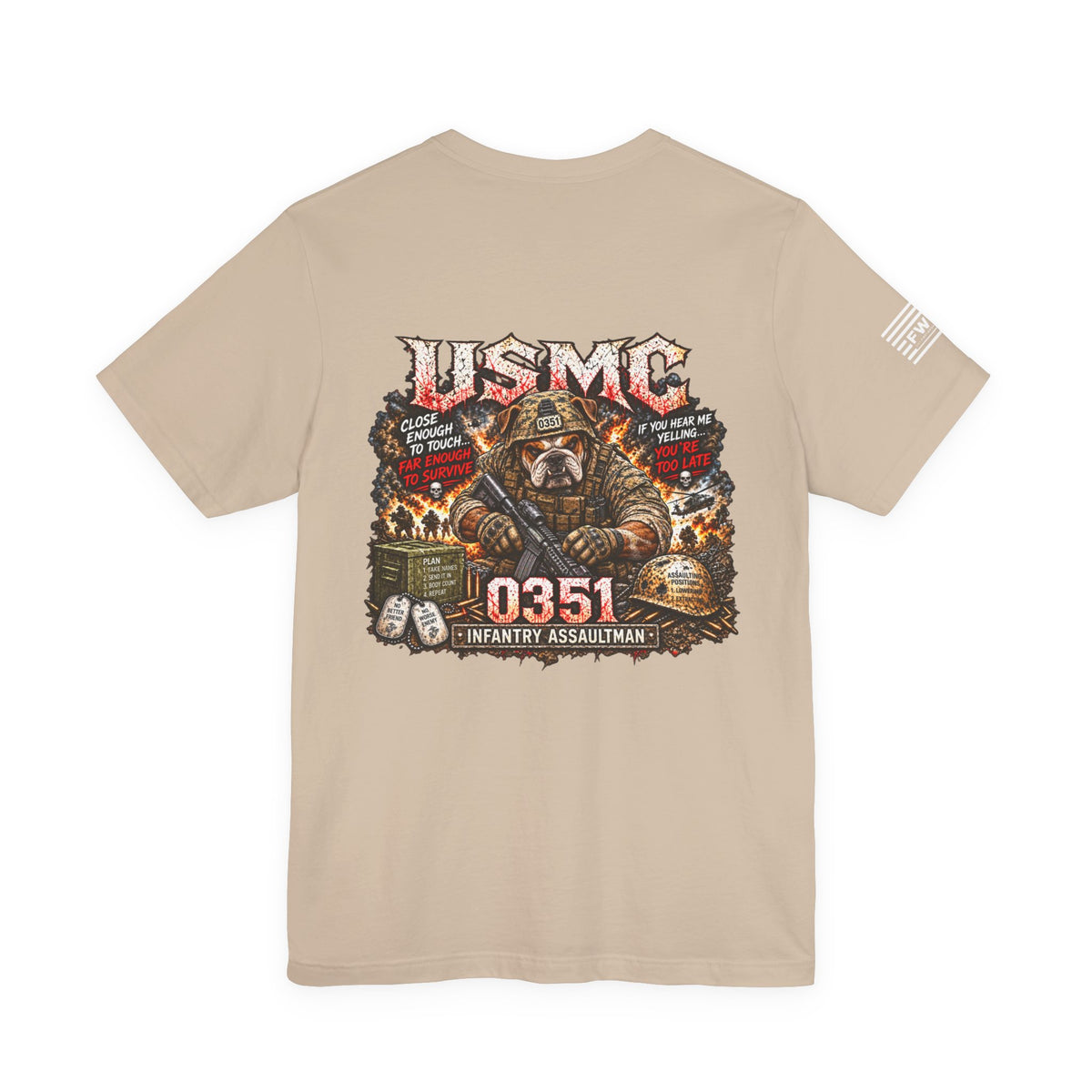 0351 Infantry Assaultman Shirt, USMC Marine Corps Infantry Veteran T-Shirt