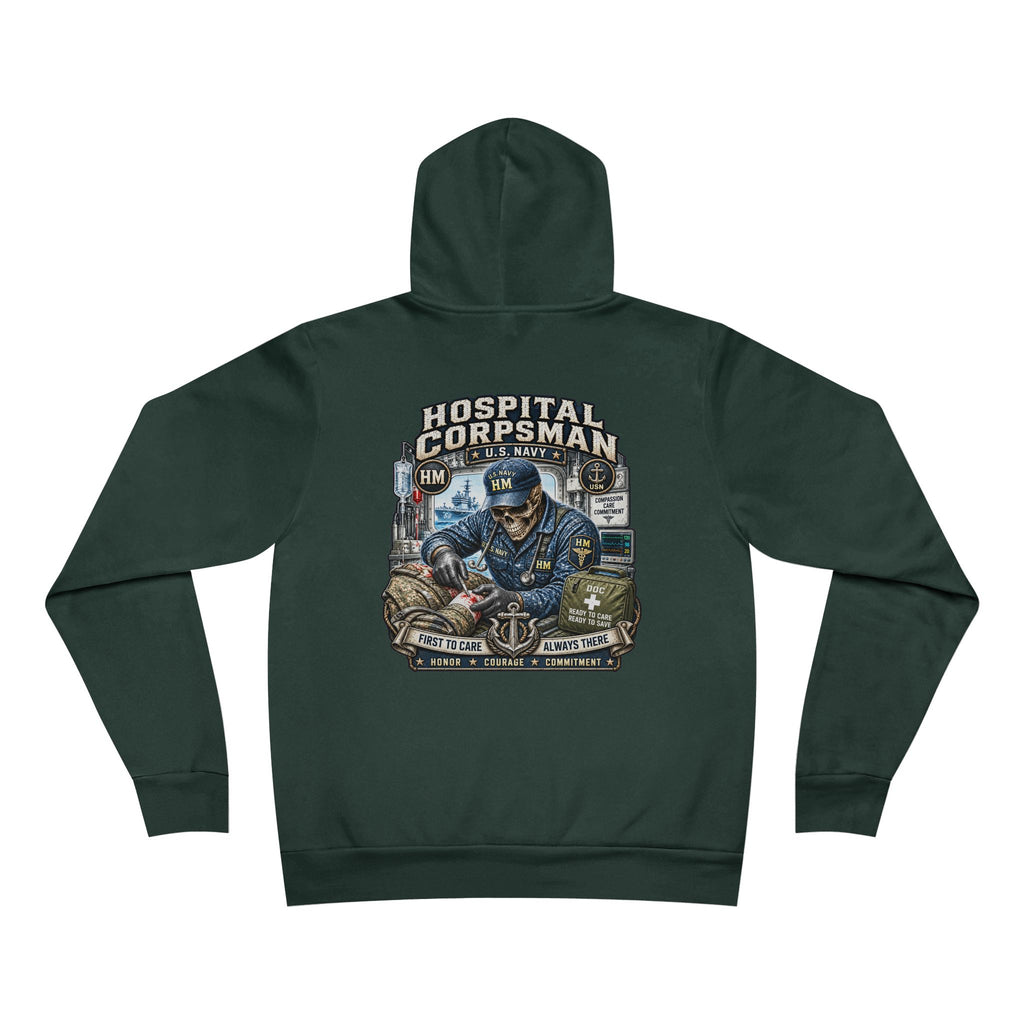 HM (Hospital Corpsman) US Navy Heavy Metal Hoodie – Wear Your Rate with PrideU