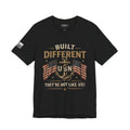 Built Different USN – Navy Veteran T-Shirt