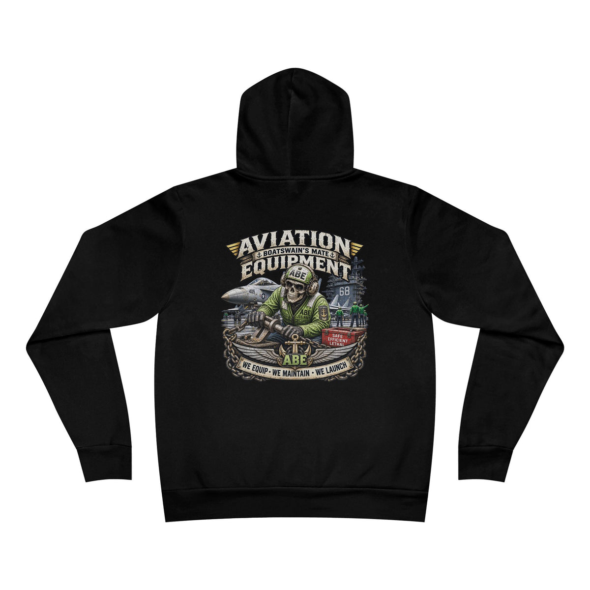 ABE (Aviation Boatswain's Mate - Equipment) US Navy Heavy Metal Hoodie – Wear Your Rate with Pride