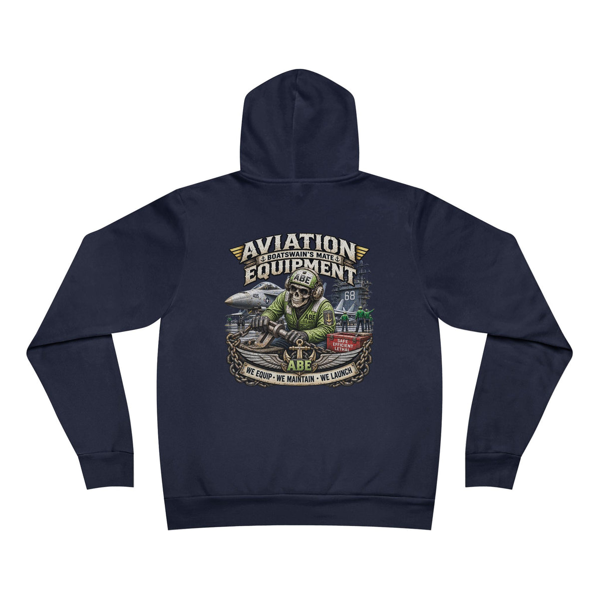 ABE (Aviation Boatswain's Mate - Equipment) US Navy Heavy Metal Hoodie – Wear Your Rate with Pride