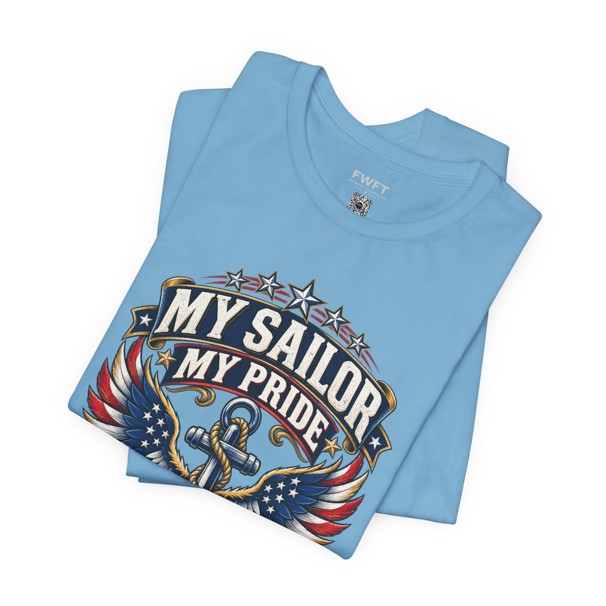 My Sailor My Pride Navy Mom Shirt, Proud Military Mother Gift, Navy Family Tee