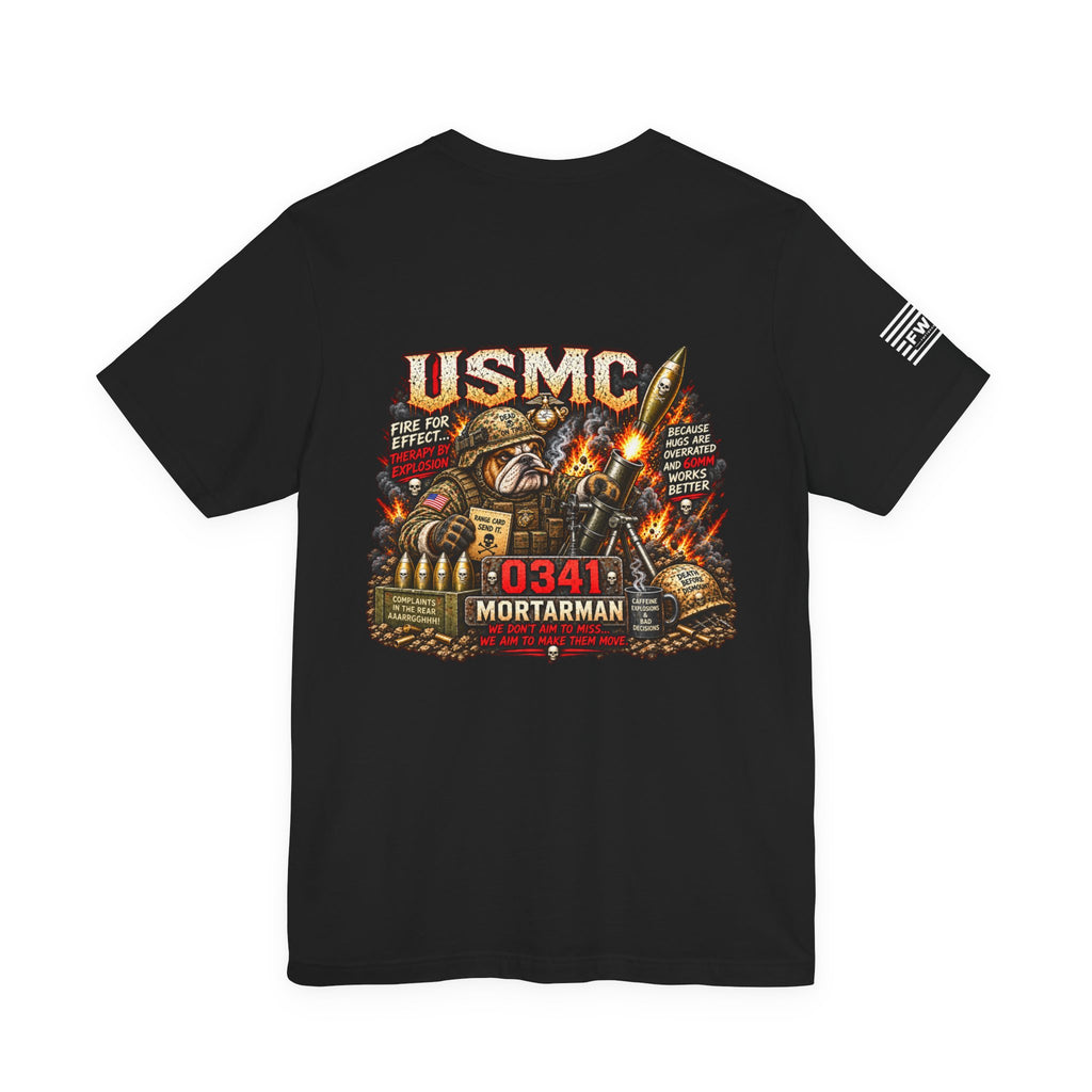 0341 Mortarman Shirt, USMC Marine Corps Infantry Mortar Veteran T-Shirt