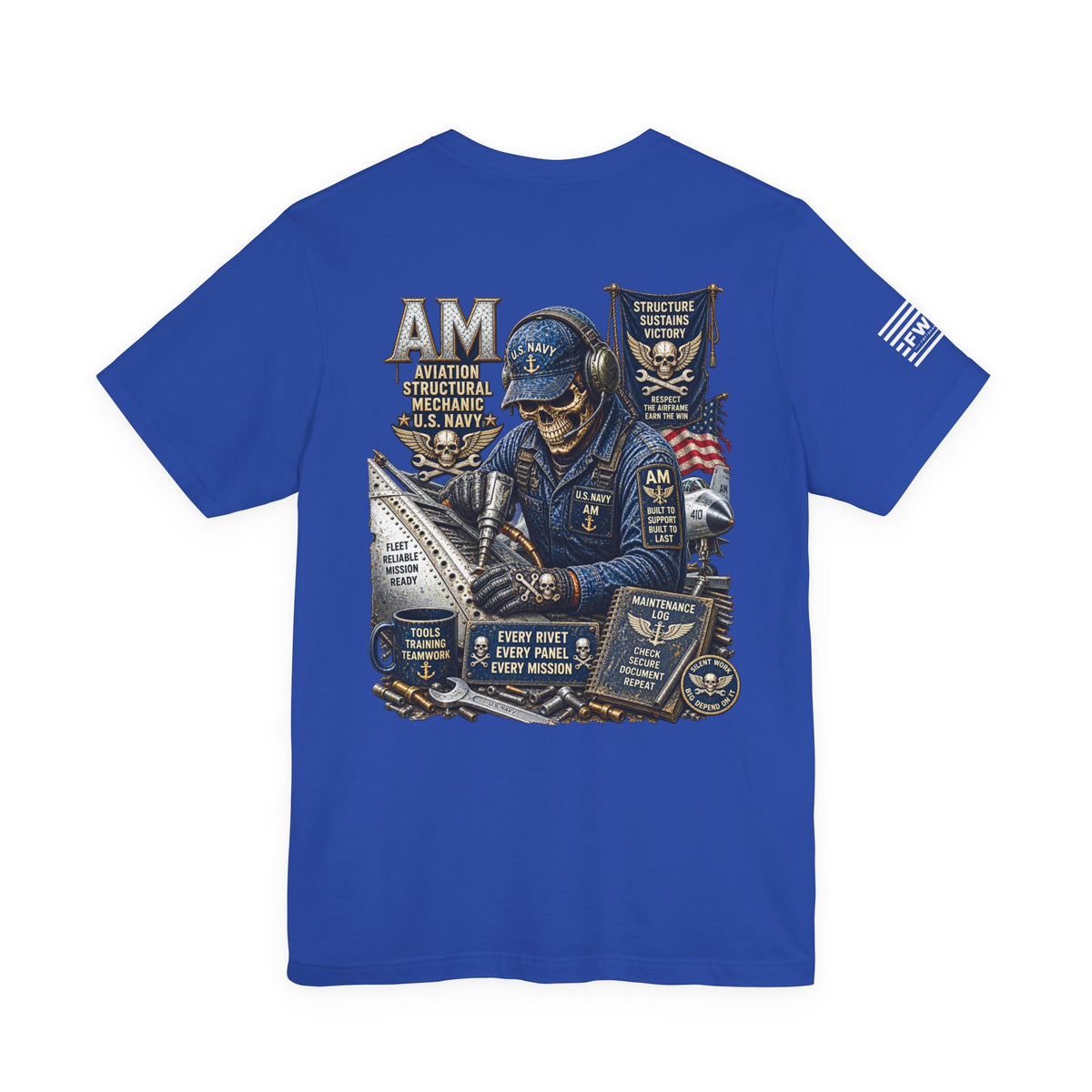 AM (Aviation Structural Mechanic) - Heavy Metal Rate Specific T-shirt