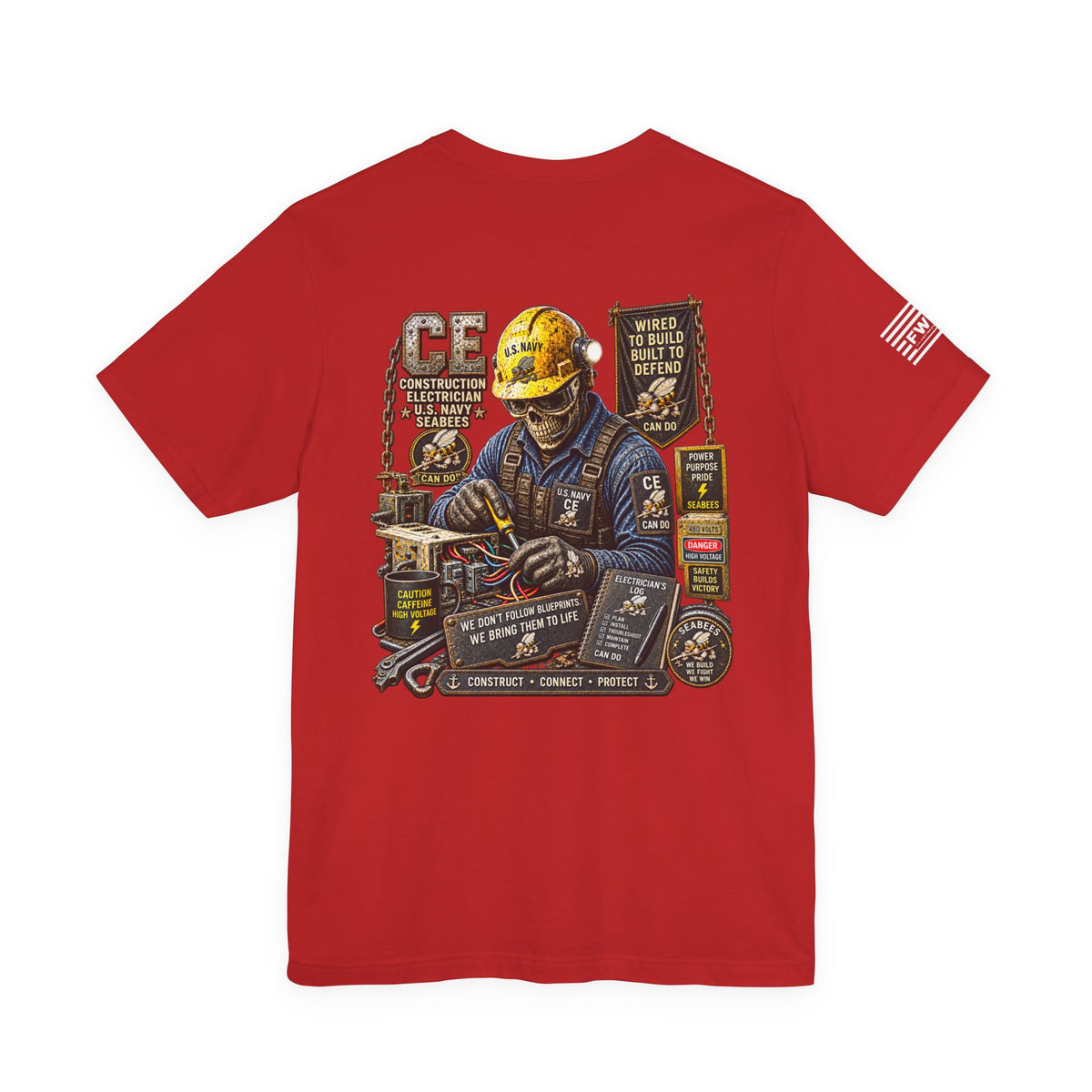 CE (Construction Electrician) - Heavy Metal Rate Specific T-shirt