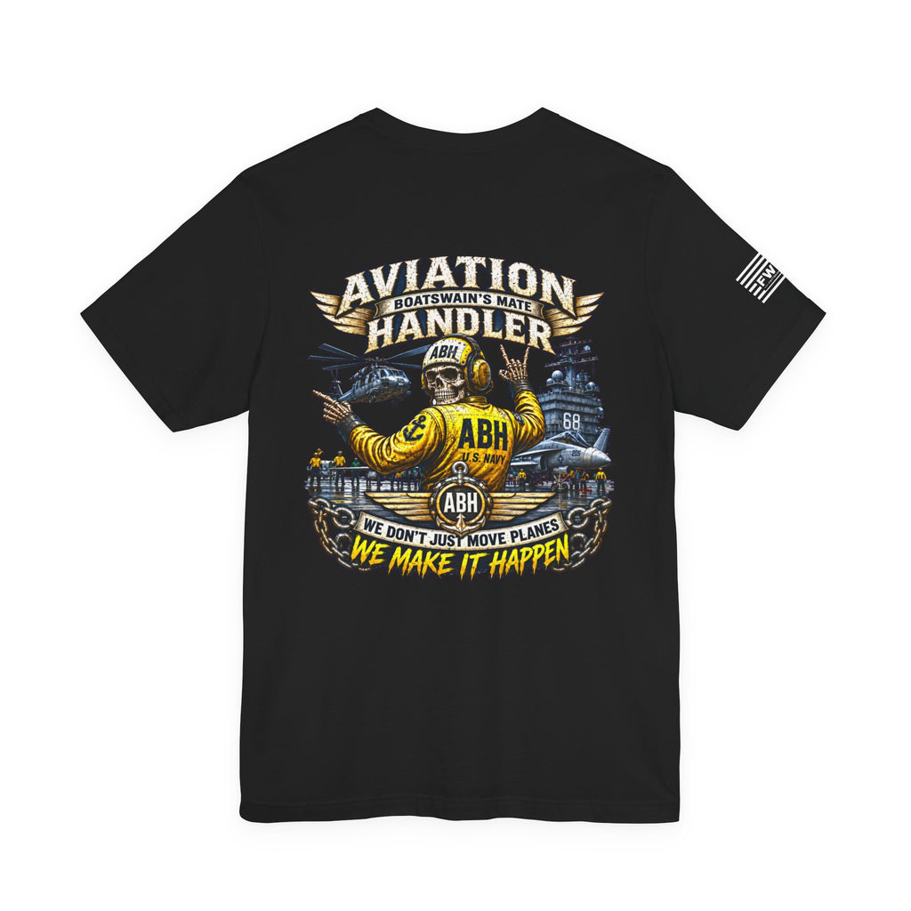 ABH (Aviation Boatswains Mate -Handler) - Heavy Metal Rate Specific T-shirt
