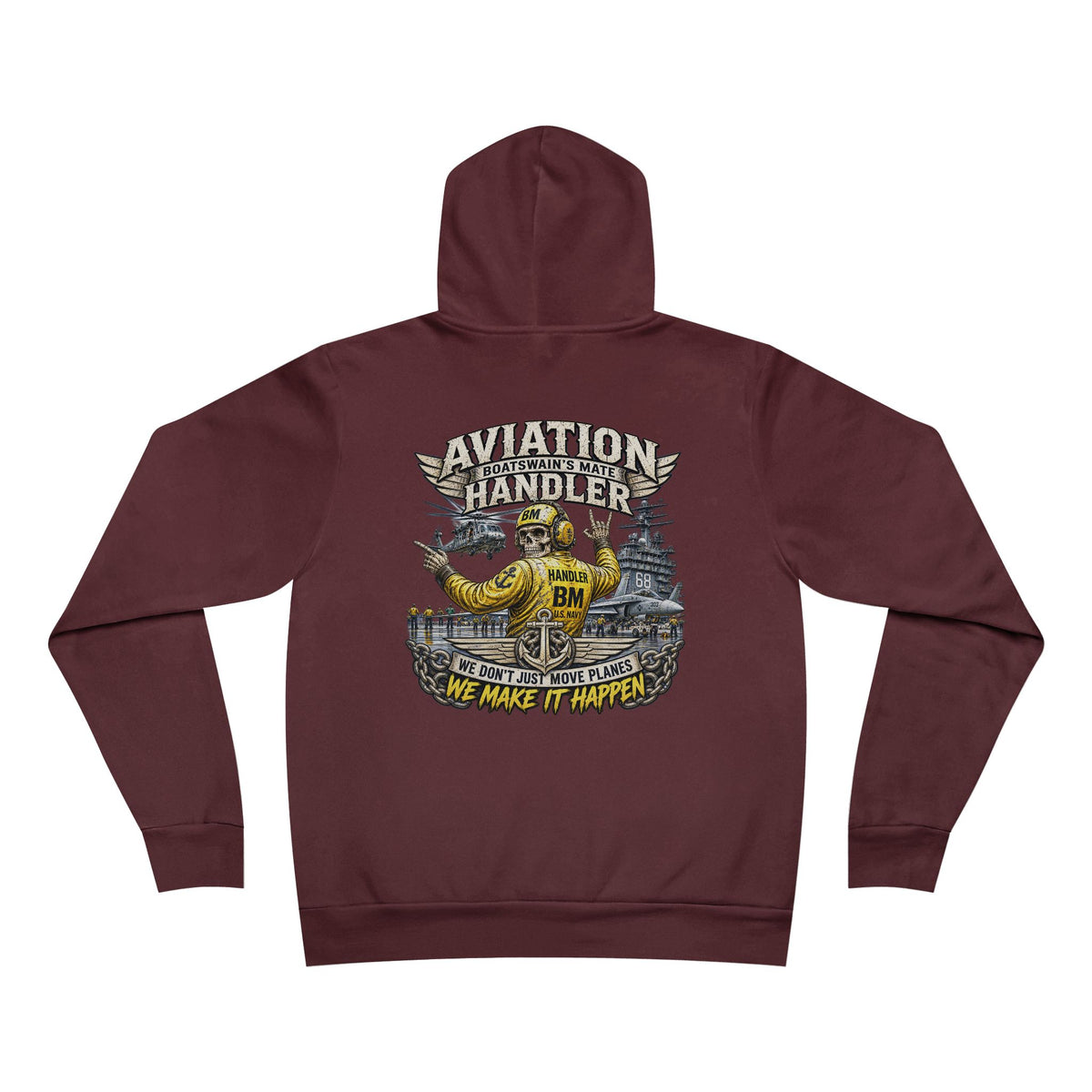ABH (Aviation Boatswain's Mate - Handling) US Navy Heavy Metal Hoodie – Wear Your Rate with Pride
