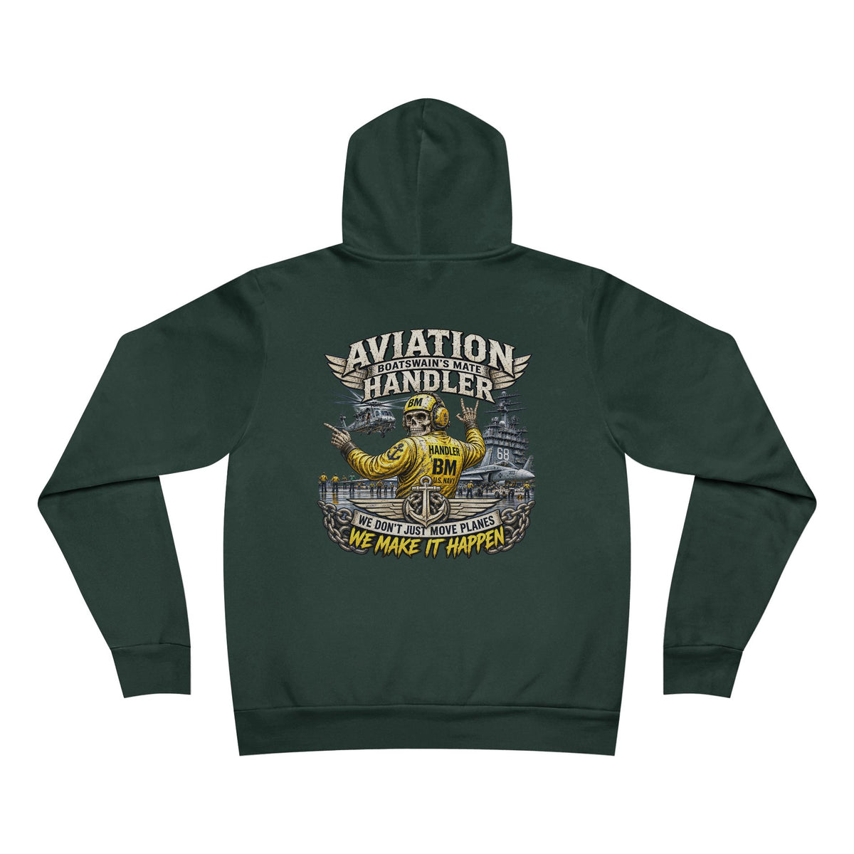 ABH (Aviation Boatswain's Mate - Handling) US Navy Heavy Metal Hoodie – Wear Your Rate with Pride