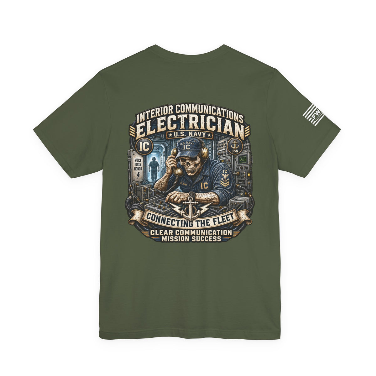 IC (Interior Communications Electricians) - Heavy Metal Rate Specific T-shirt