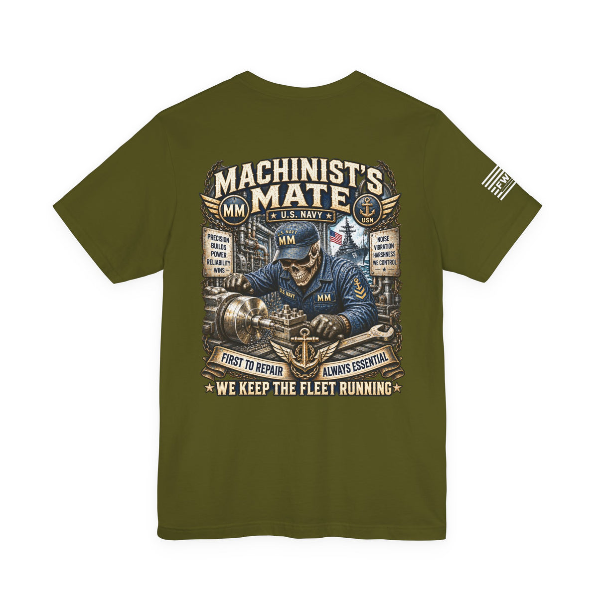 MM (Machinists Mate) - Heavy Metal Rate Specific T-shirt