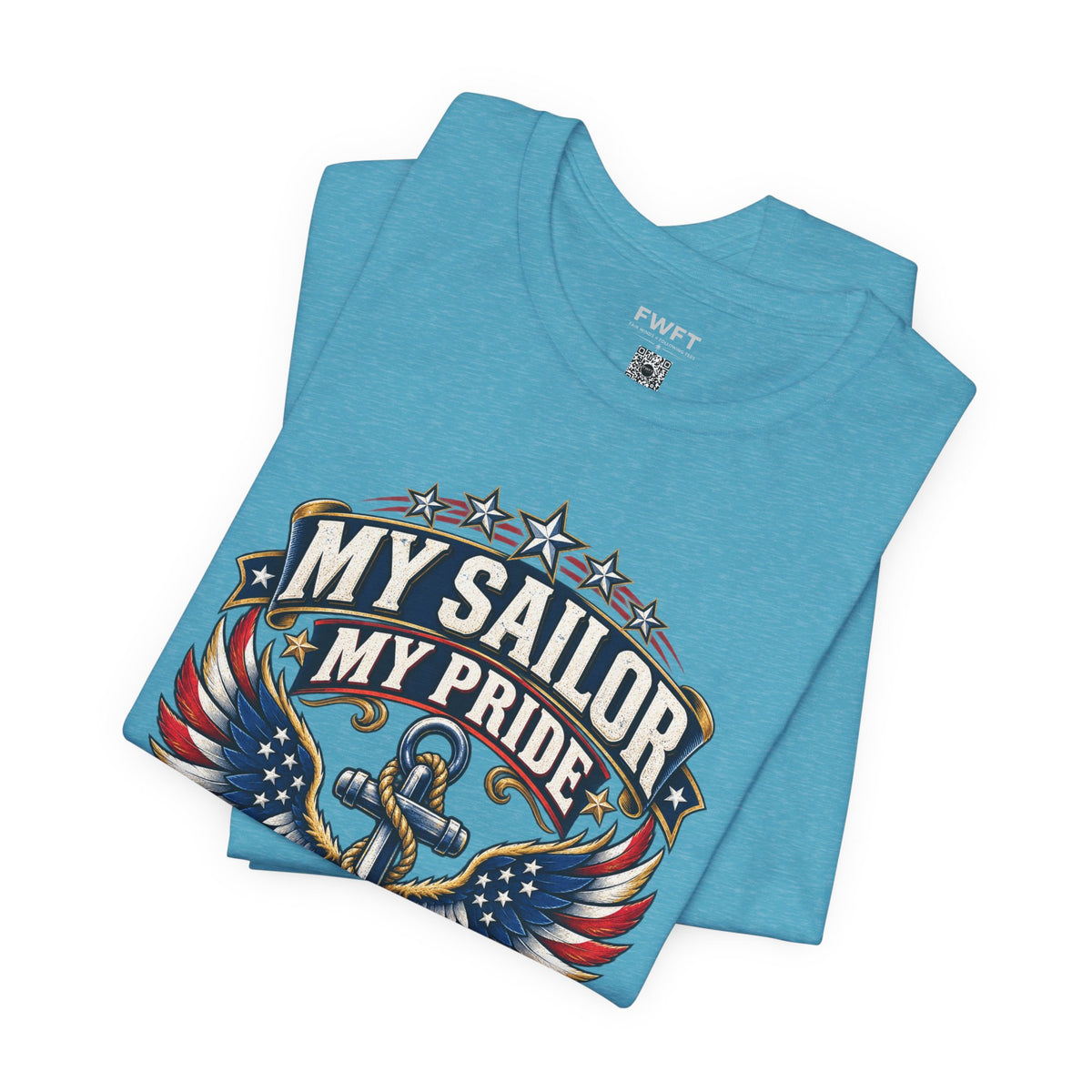 My Sailor My Pride Navy Mom Shirt, Proud Military Mother Gift, Navy Family Tee