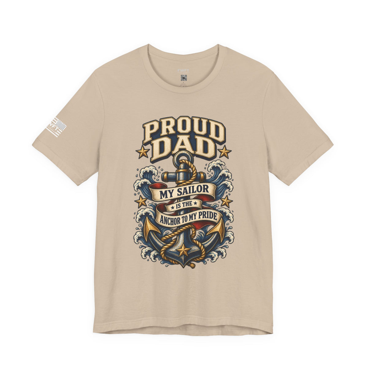 Proud Navy Dad Anchor Shirt, My Sailor Is the Anchor to My Pride T Shirt, Navy Father Gift, Military Family Tee