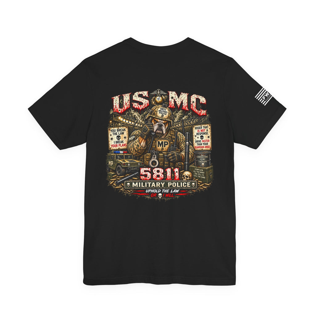 5811 Military Police Shirt, USMC Marine Corps MP Veteran T-Shirt