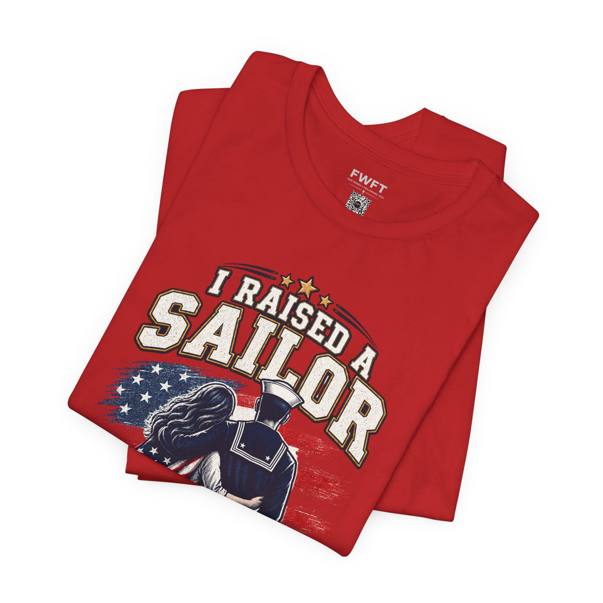 I Raised a Sailor Navy Mom Shirt, Proud Military Mother Gift, Navy Family Tee