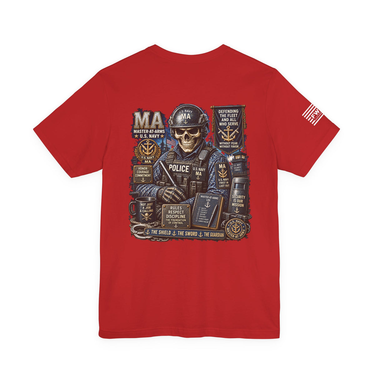 MA (Master-at-Arms) Heavy Metal Rate Specific T-shirt