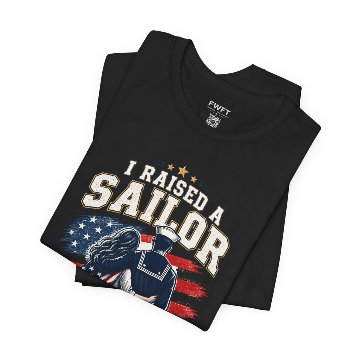 I Raised a Sailor Navy Mom Shirt, Proud Military Mother Gift, Navy Family Tee