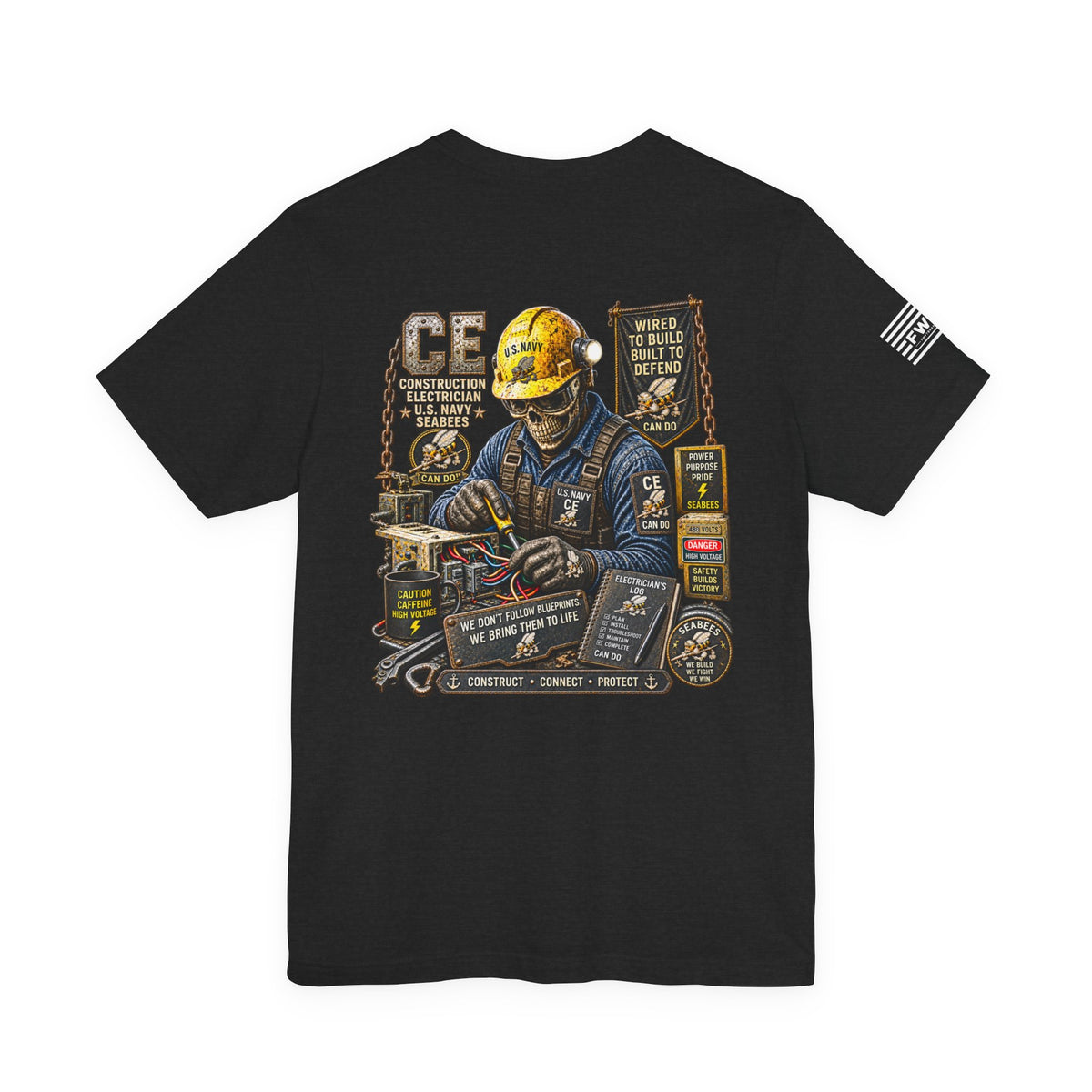 CE (Construction Electrician) - Heavy Metal Rate Specific T-shirt