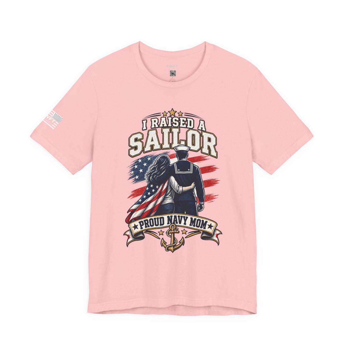 I Raised a Sailor Navy Mom Shirt, Proud Military Mother Gift, Navy Family Tee